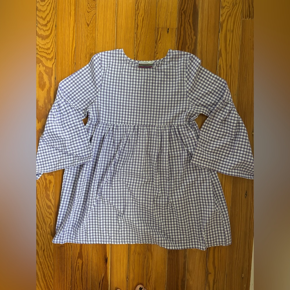 Urban Renewal Blue and White Gingham Dress